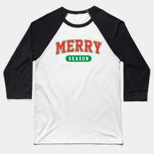 Merry Season Varsity Baseball T-Shirt